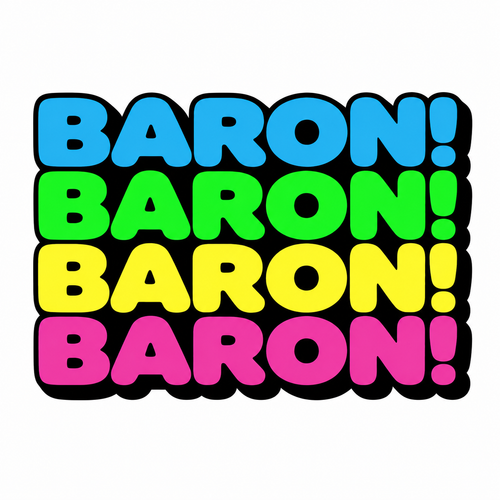 BARON! sticker